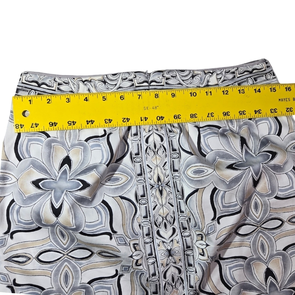 White House Black Market Floral Pattern Pencil Skirt Size 6 - Picture 4 of 6